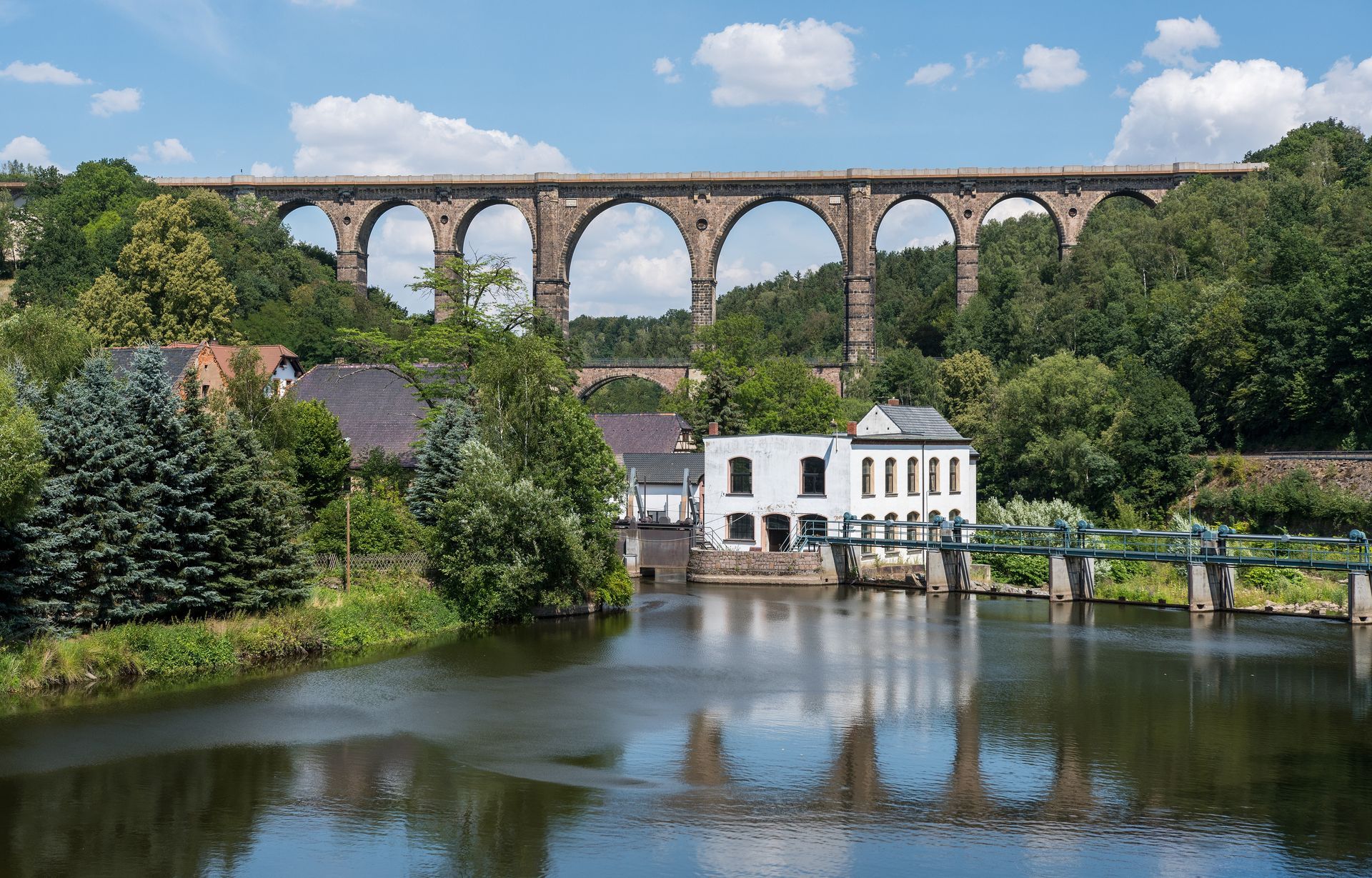 Göhrener Viadukt, Sachsen