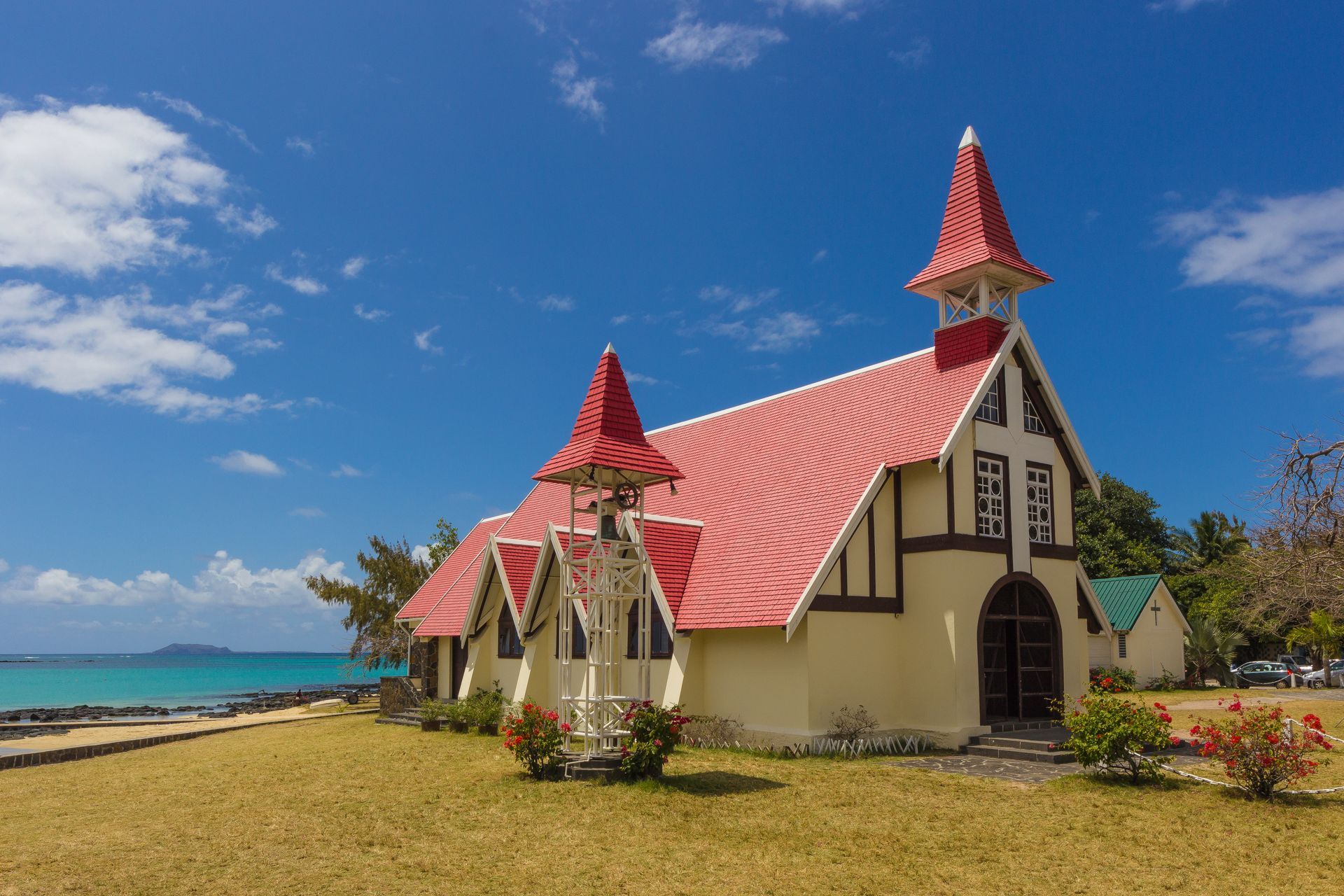 Church by the sea - Notre-Dame Auxiliatrice de Cap Malheureux, Mauritius