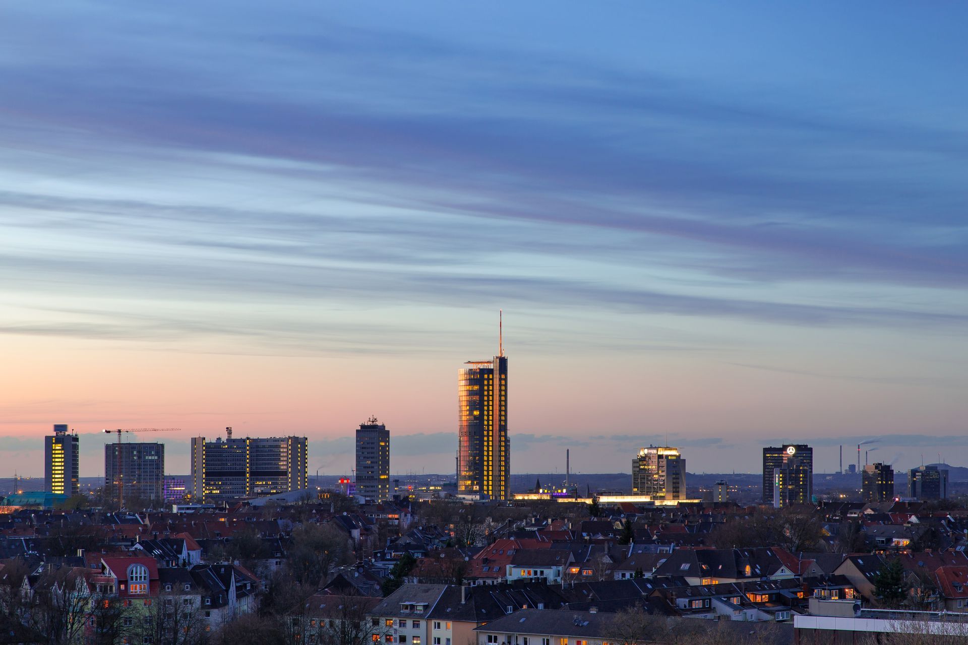 Skyline Stadt Essen