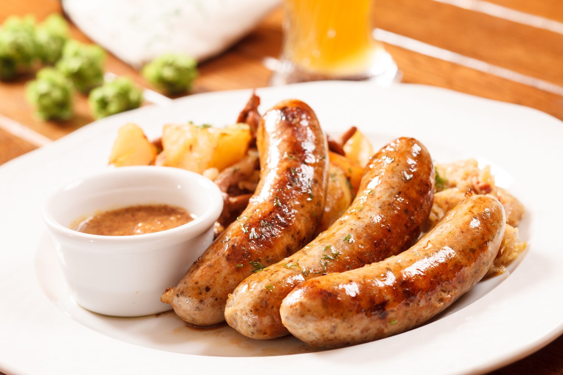 sausage with cabbage