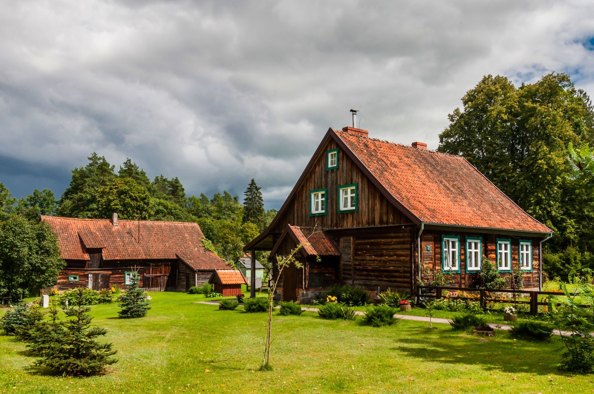 Bauerngehöft bei Krutyń; Masuren; Polen