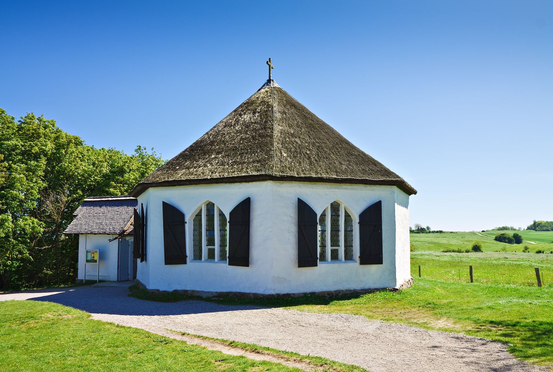 Kapelle in Vitt auf der Insel Rügen.