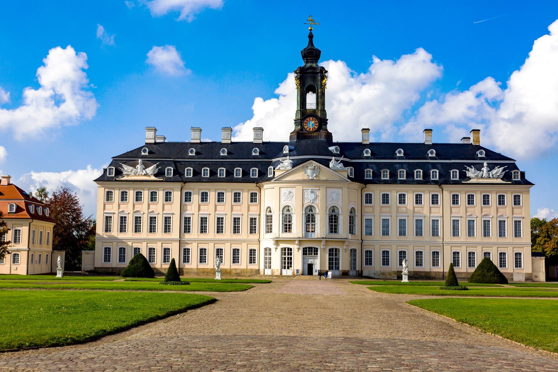 Castle Hubertusburg of Wermsdorf in Saxony
