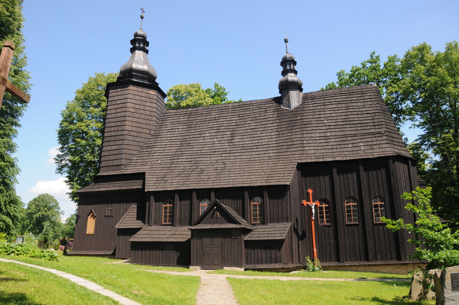 Wooden Church in Beskid Mountains, Poland