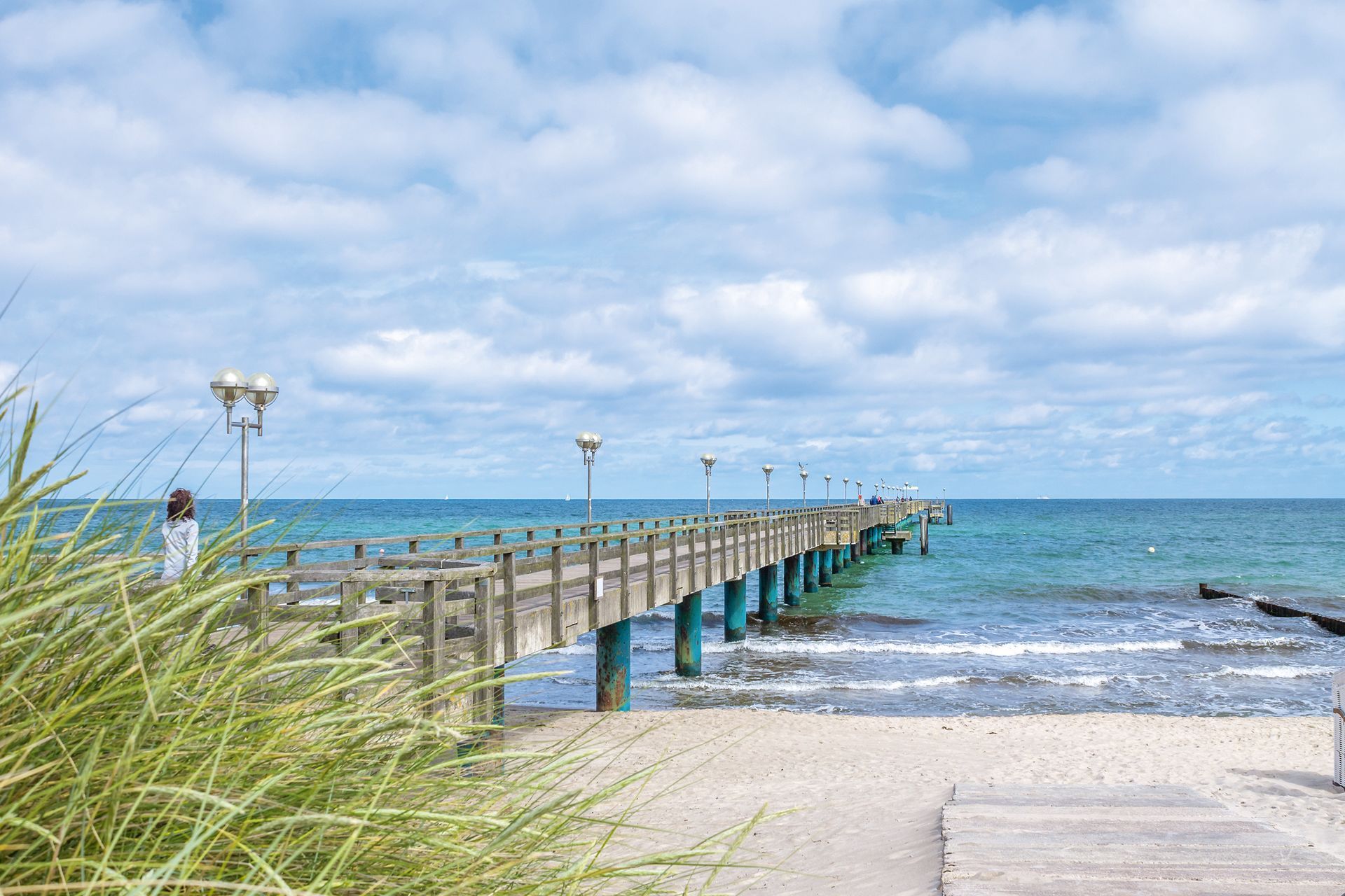 Seebrücke Graal Müritz, Ostsee, Deutschland