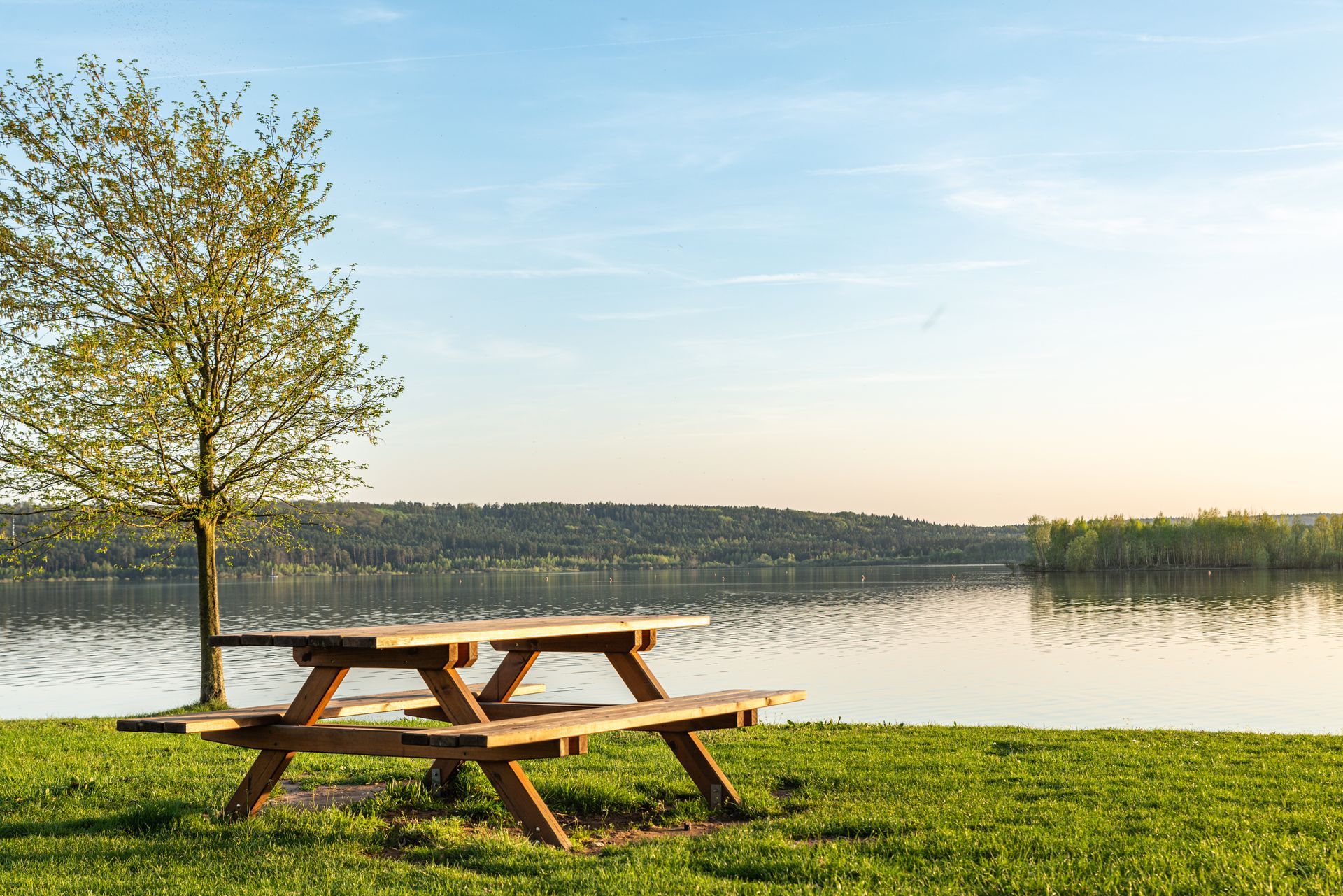 Abendstimmung am großen brombachsee