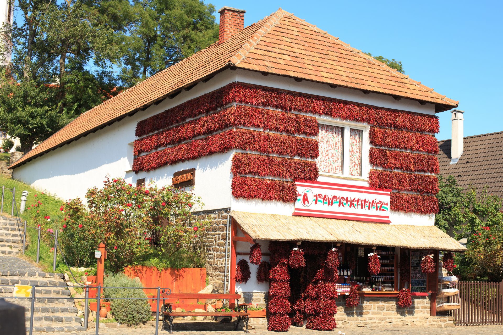 Paprikahaus in Tihany
