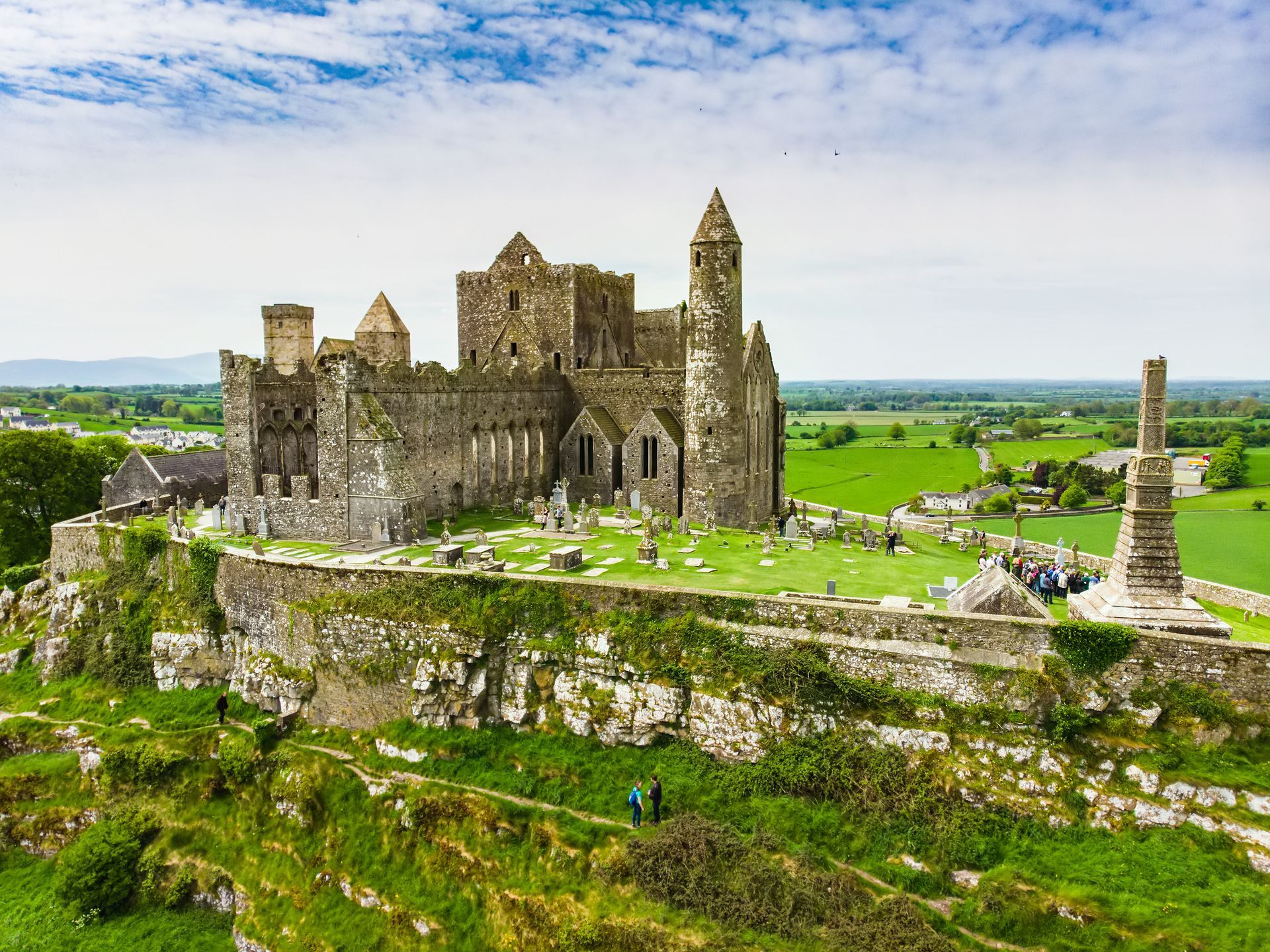 The Rock of Cashel, also known as Cashel of the Kings and St. Patrick's Rock, a historic site located at Cashel, County Tipperary.