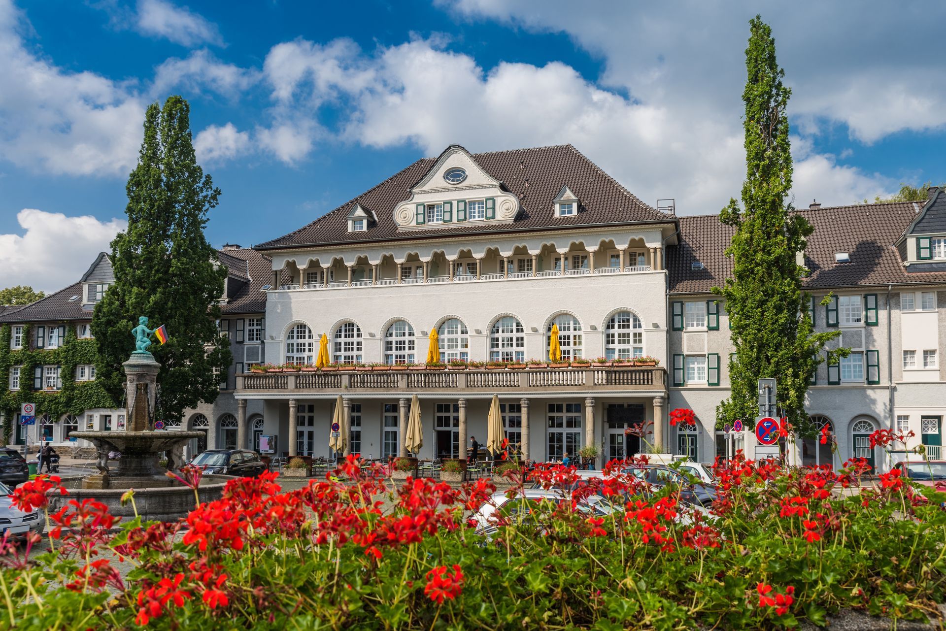 Die Arbeitersiedlung Margarethenhöhe in Essen; Ruhrgebiet; Deutschland