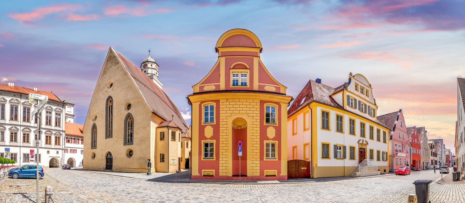 Altstadt, Oettingen, Bayern, Deutschland 