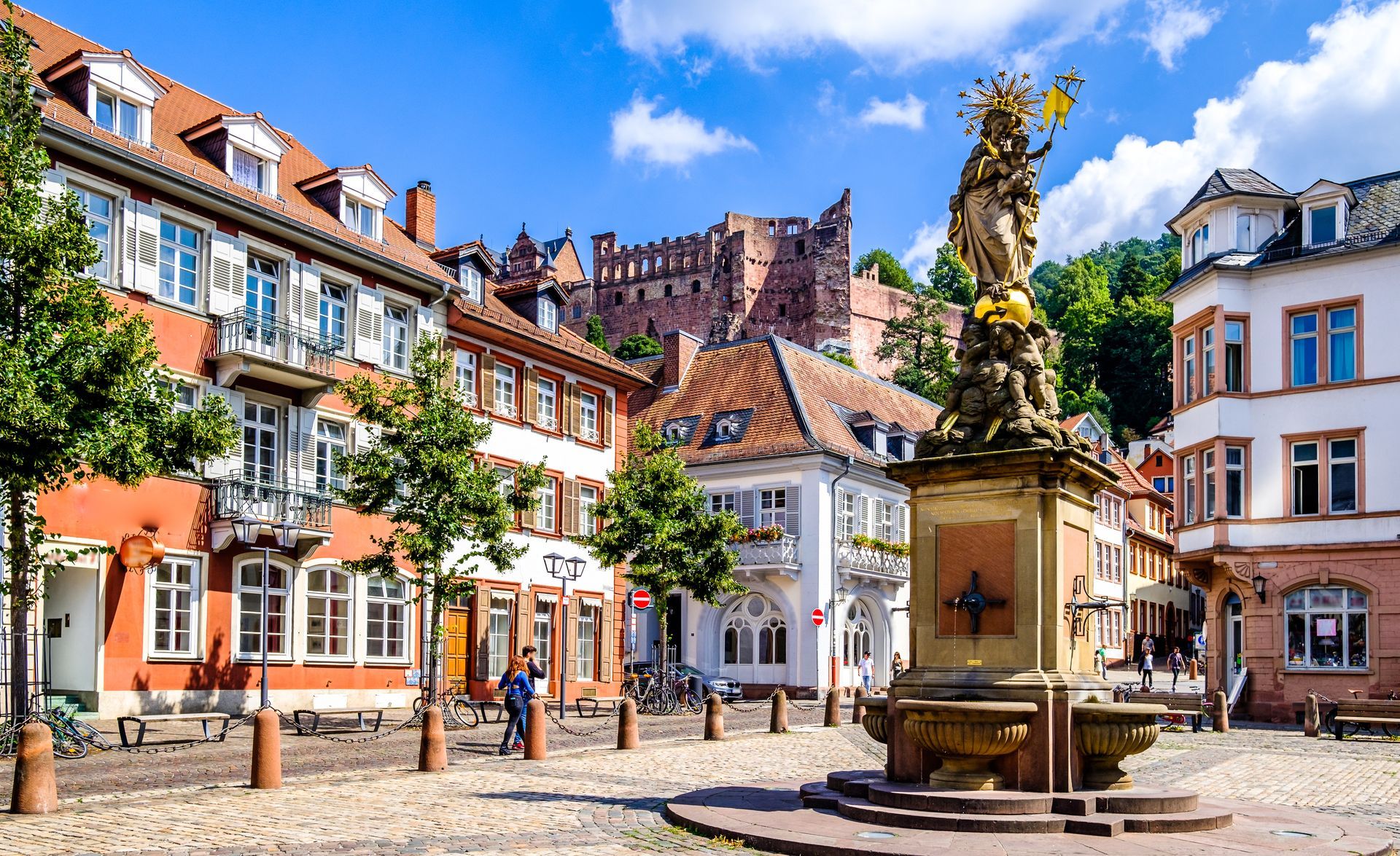 old town of heidelberg in germany
