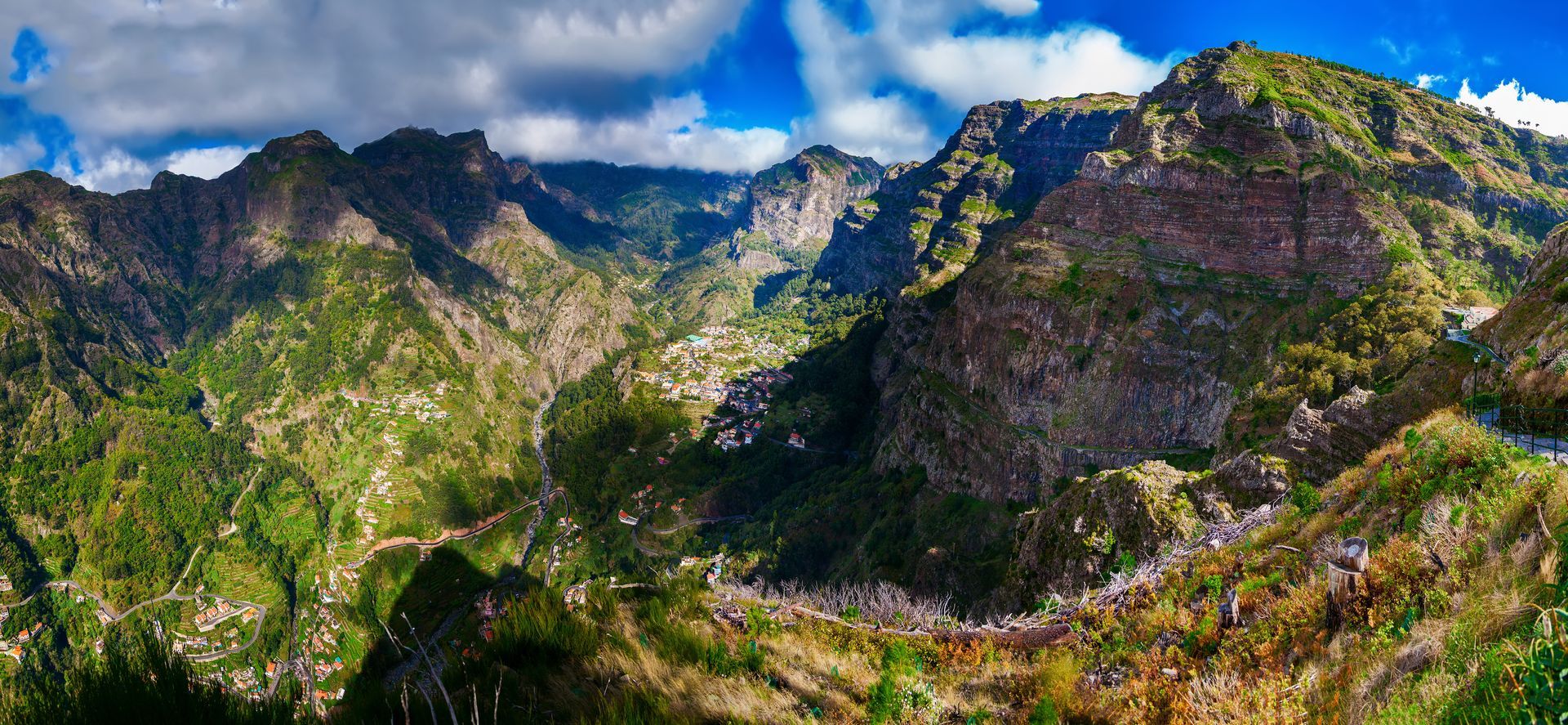 amazing panorama of the Curral das Freiras