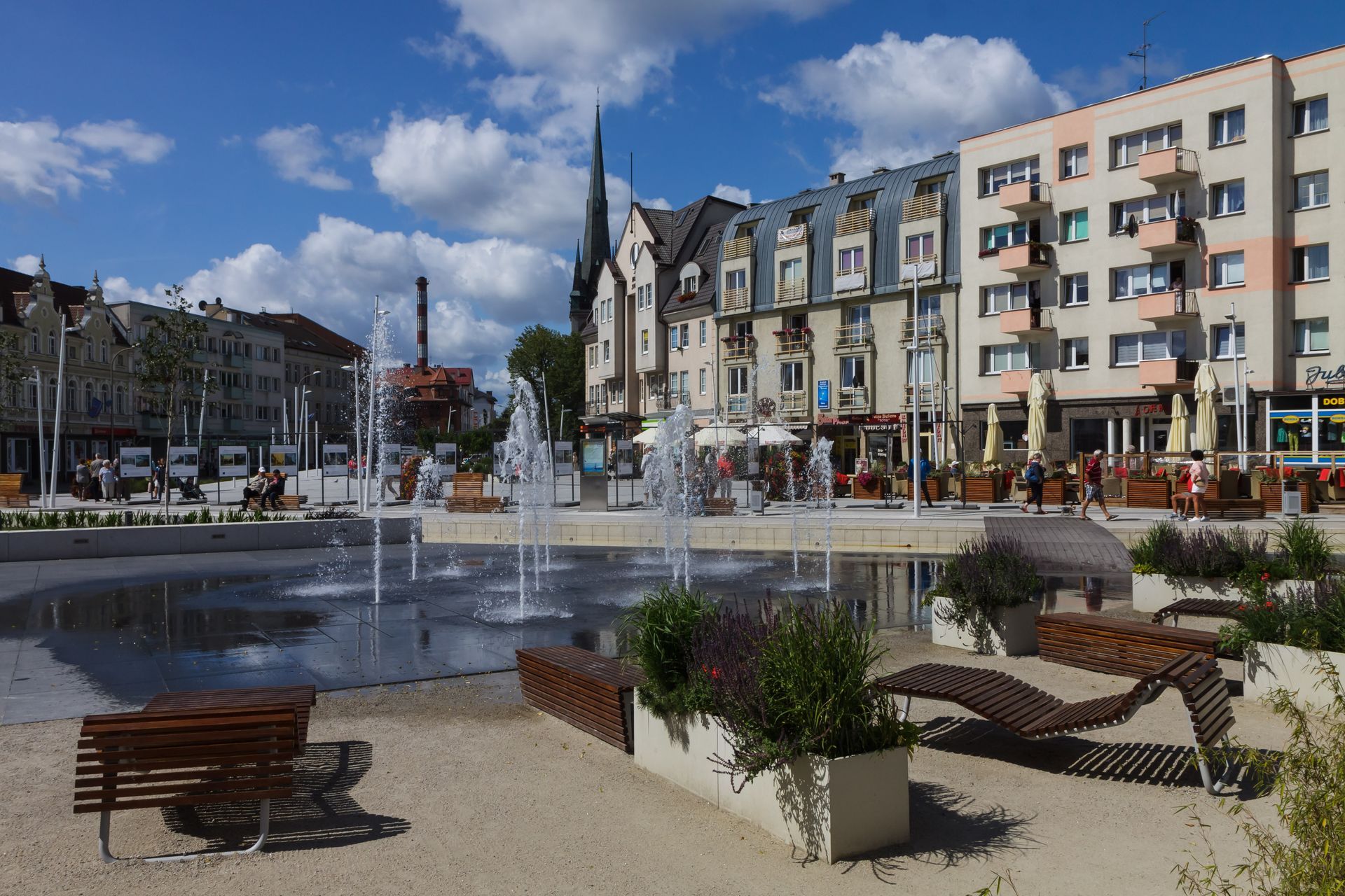 Swinemünde City (Swinoujscie) auf der Insel Usedom (Pommern)
