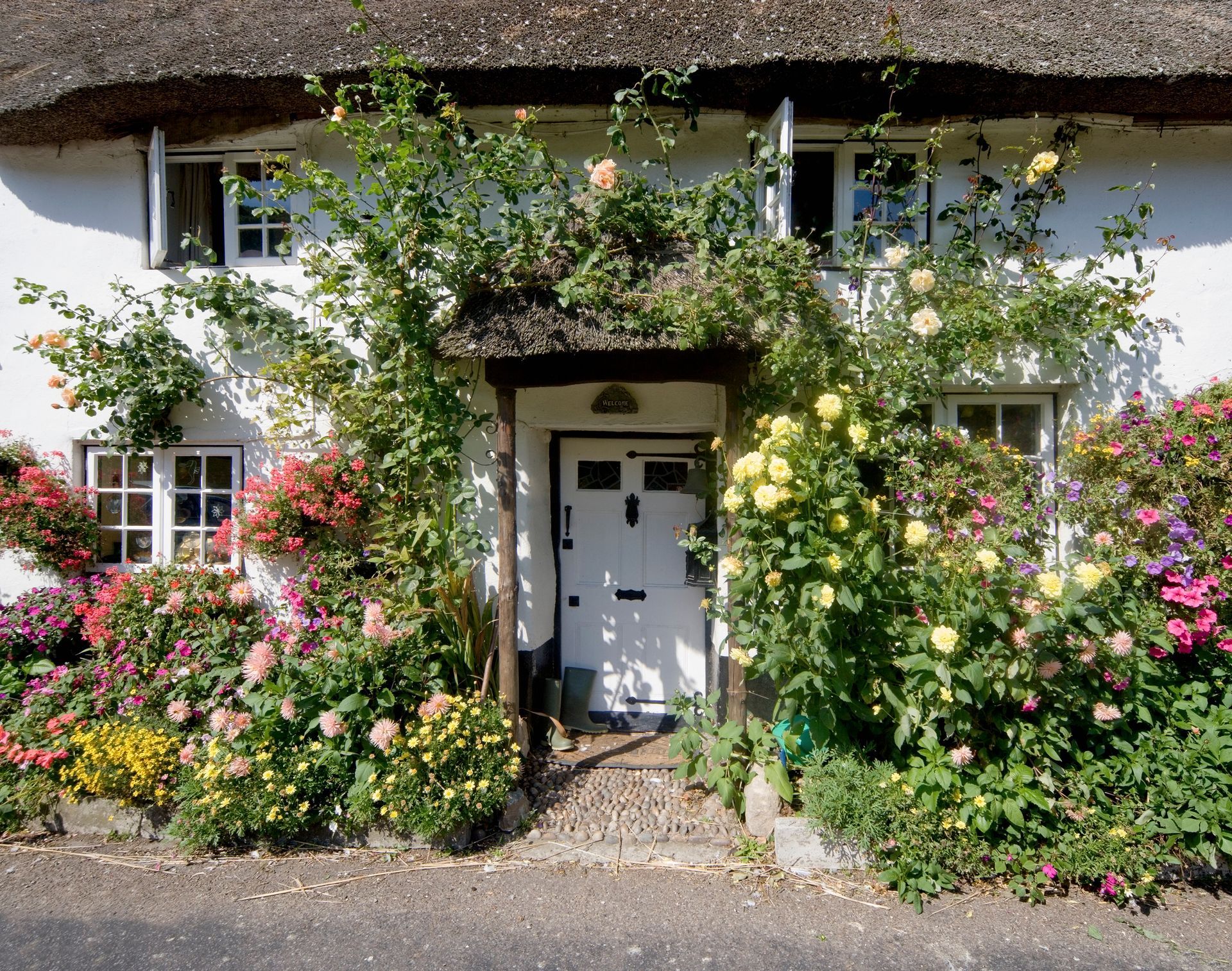 england devon jurassic coast branscombe village