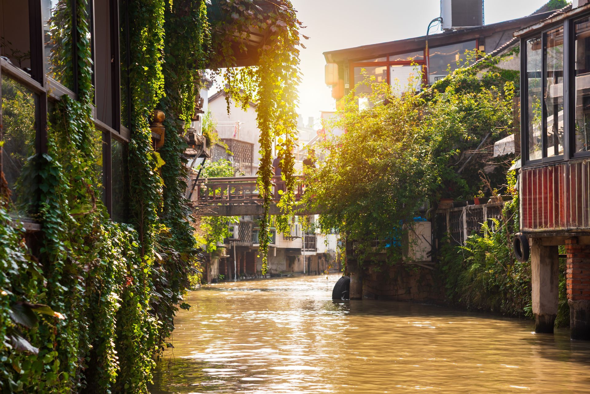 Zhujiajiao, traditional water town near Shanghai, China