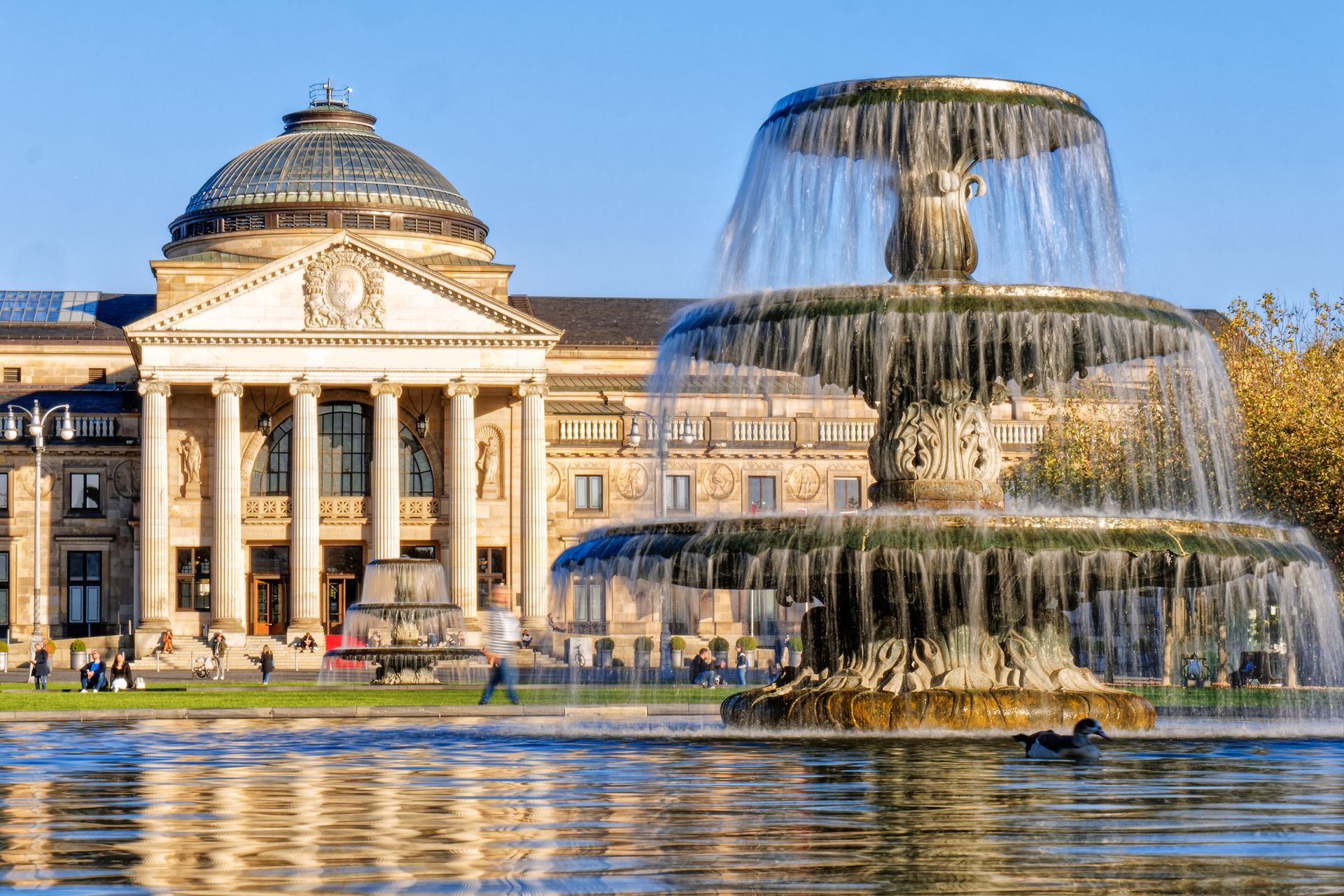 Casino and Kurhaus (Health Spa) in Wiesbaden, Germany