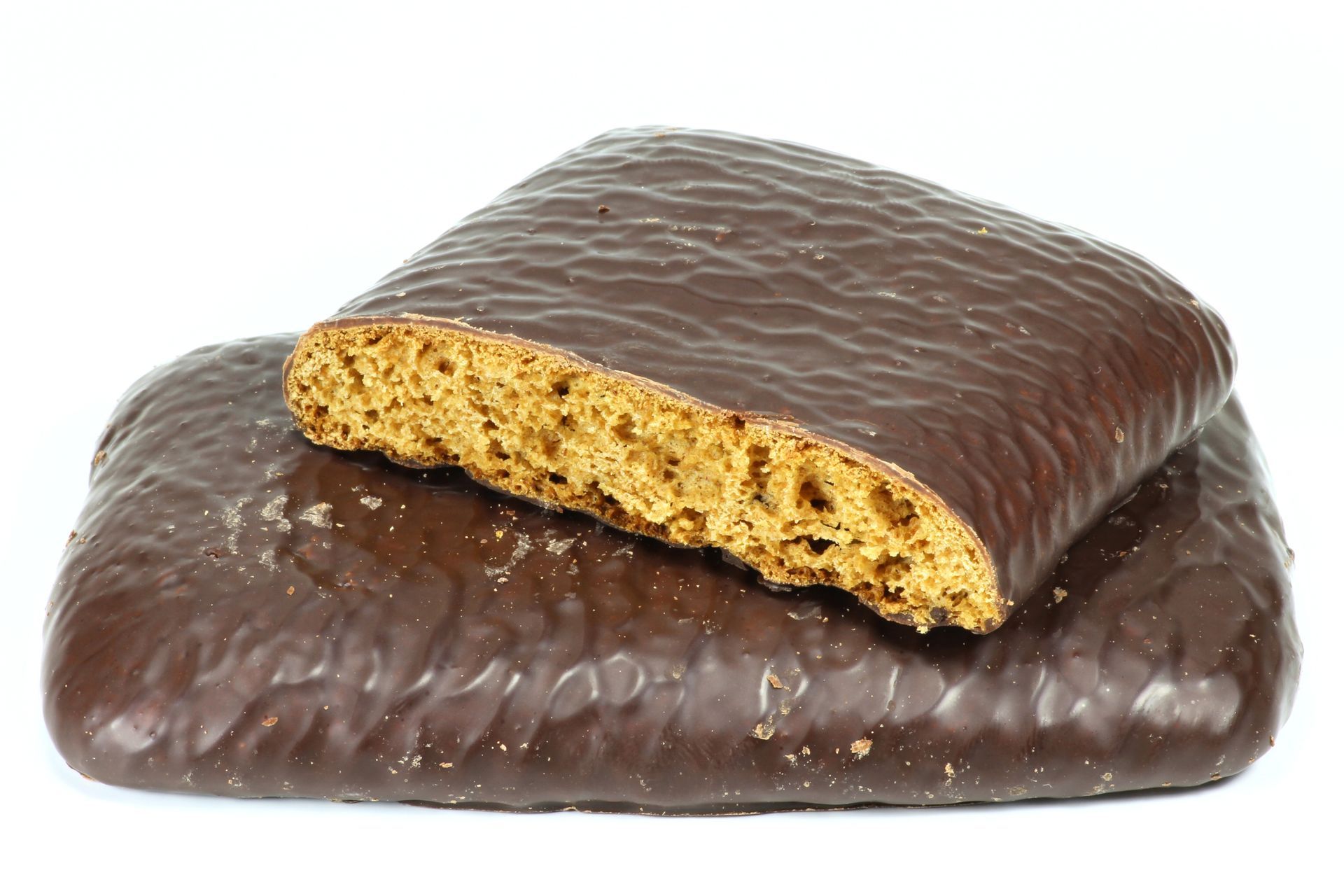 Pulsnitzer Pfefferkuchen isoliert auf weißem Hintergrund