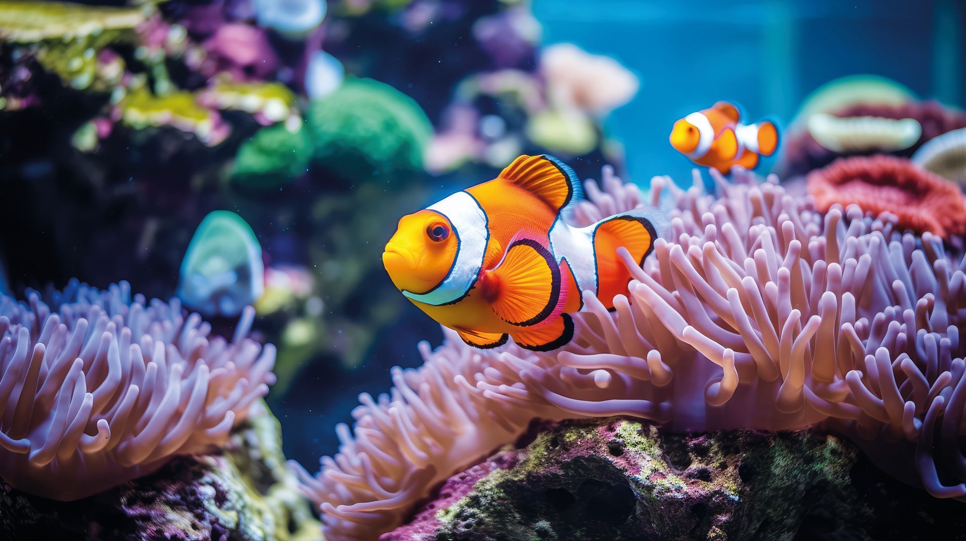 fish in aquarium