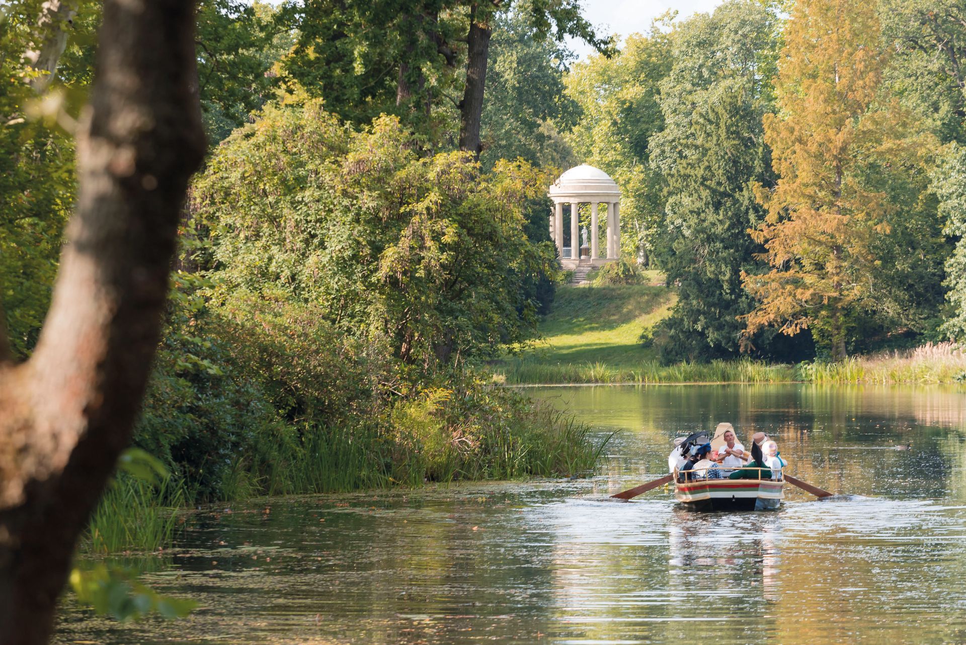 Gondeln im Wörlitzer Park