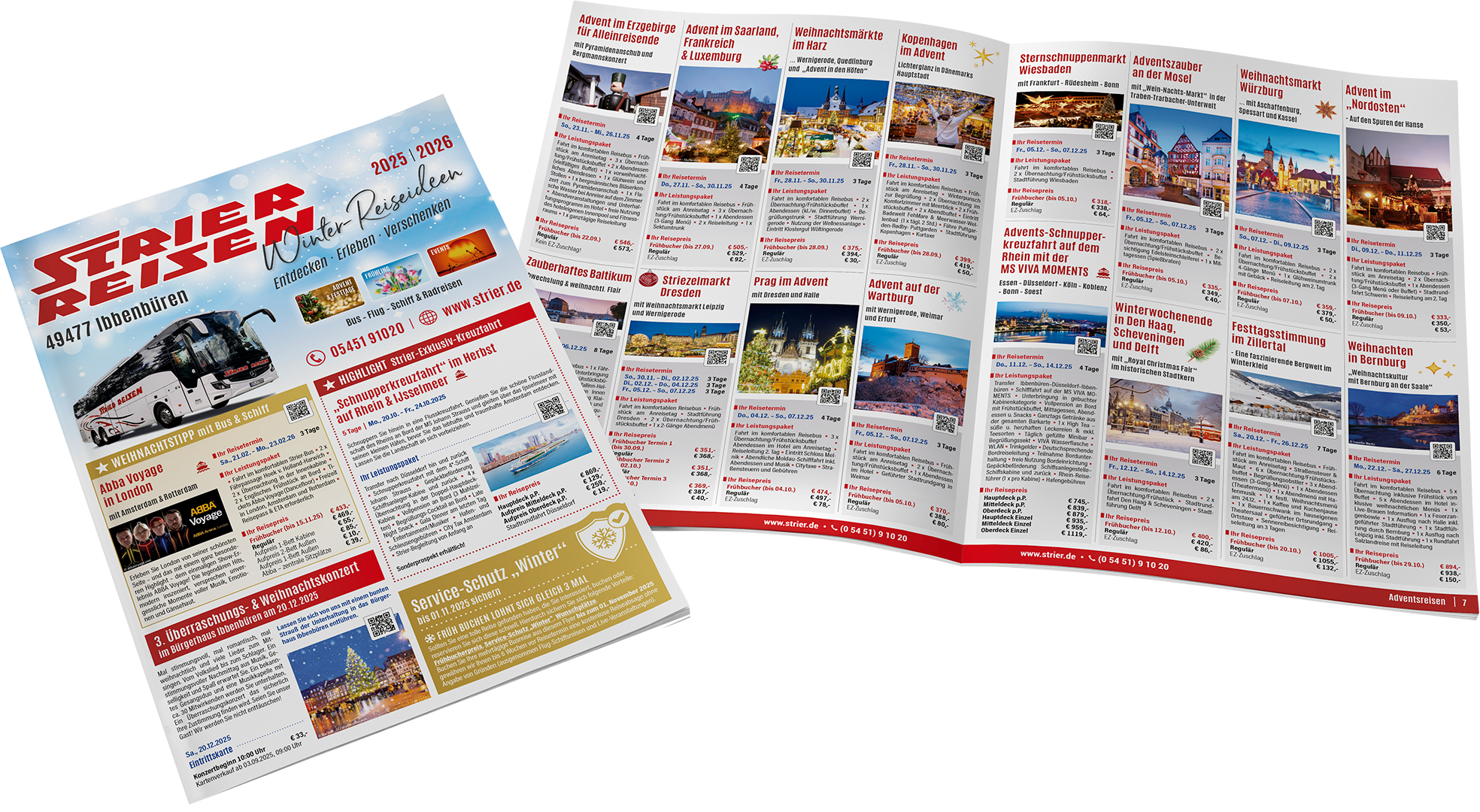 Katalogübersicher Strier Reisen