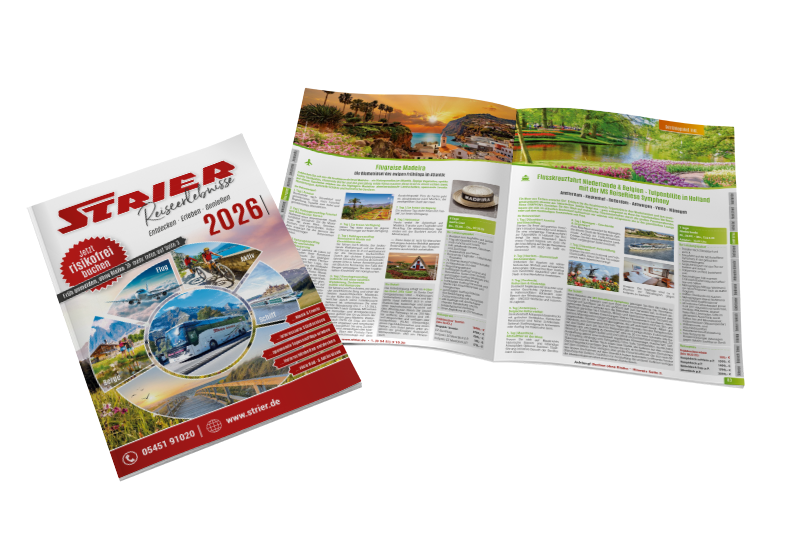 Katalogübersicher Strier Reisen
